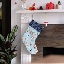 Christmas stocking with doggies