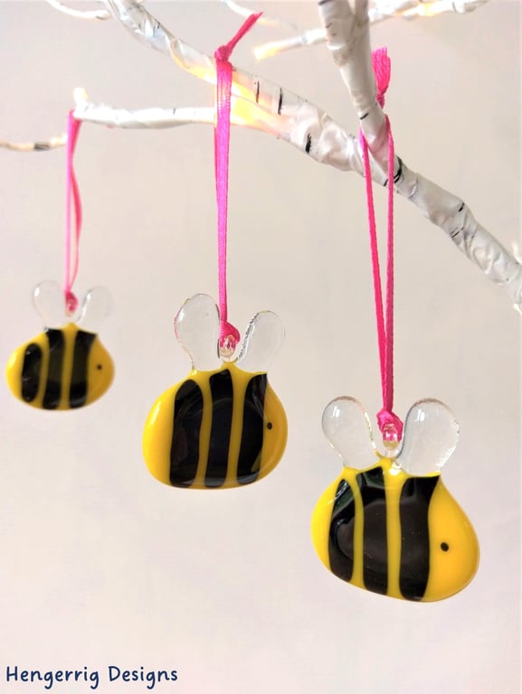 Fused Glass Bee