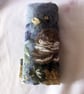 Shoulder Bag, Blue Yellow Floral Print , Eco Friendly Reusable Cotton Bag - Image 6