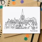 Thurstaston Skyline Greetings Card