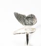 Butterfly Ring, Dancing Butterfly ring, handmade silver ring - Image 7