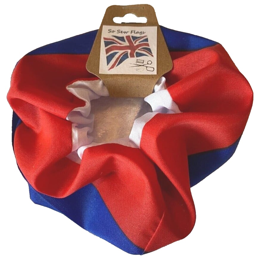 Russia Russian Flag Hair Scrunchie Scrunchies Accessory Band Elastic