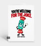 Funny Christmas Card For Him Or Her - Festive Cracker - Image 1