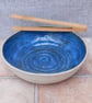 Pasta serving dish oven proof plate hand thrown stoneware pottery ceramic - Image 1