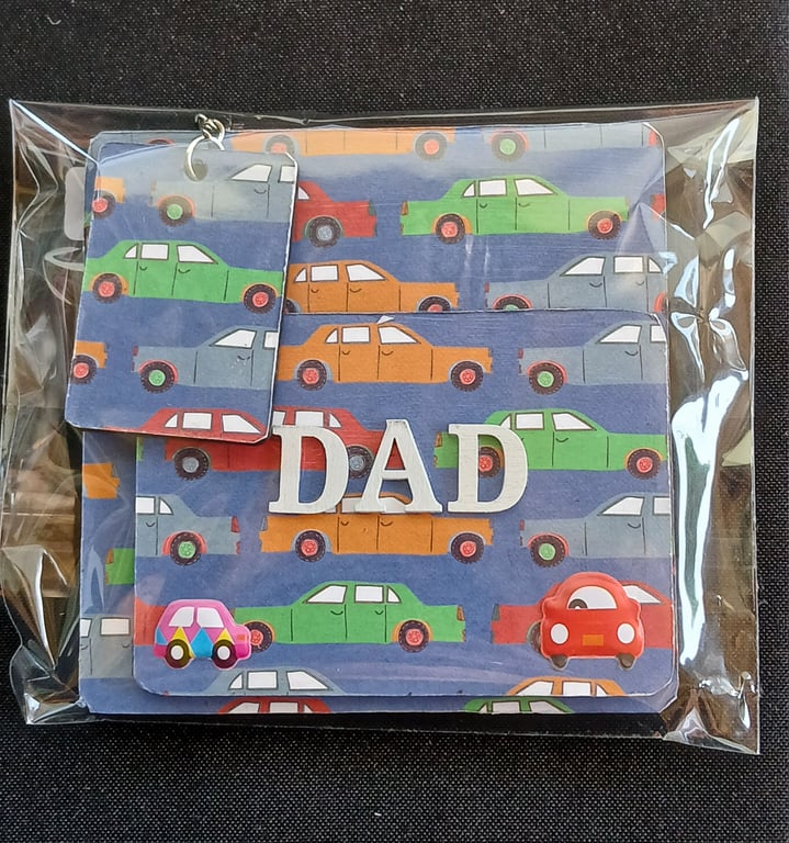 Hand decorated coaster, keyring and fridge magnet 