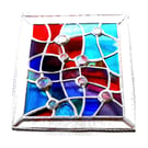 Treasure Chest Stained Glass Suncatcher Handmade 001 Abstract