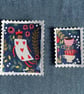 Fabric Postage Stamps - Alice in Wonderland - Image 3