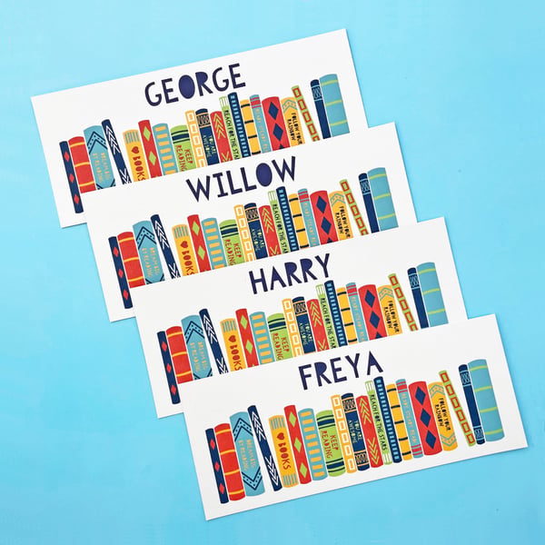 School class bookmarks - Gift from teacher to children - Books design