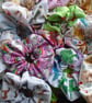 2 Mixed Random Themed Hair Scrunchies  - Image 1