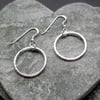 Sterling Silver Hoop Earrings Dangle Earrings