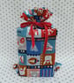 Christmas Gift Sack, Winter fun, Re-usable, Medium sized