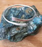 Wave Bangle. Hallmarked. - Image 1