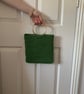 Stylish green crochet handbag - Image 7
