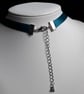 Blue Aluminium Chain Lightweight Necklace - Image 5