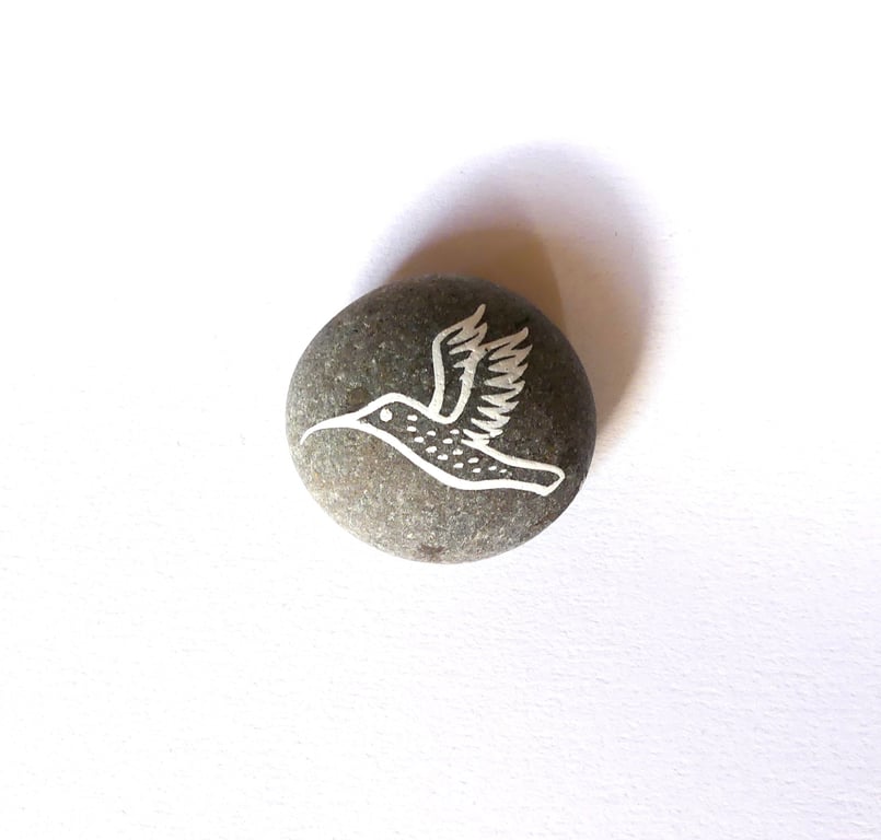 Tiny Hummingbird Spirit Stone - READY TO SHIP