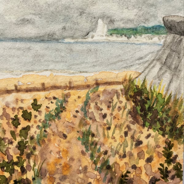 ACEO Autumn beach 