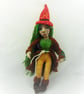 Woodland Folk Doll, Felted Wise Woman, Forest Woman Figurine - Image 7