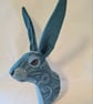 Faux hare head wall mount- Mr Hargreaves