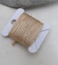15m Natural Dye Birch Brown Pure Silk Embroidery Thread - Image 3