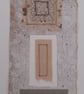 Oatmeal Speckle Bronze Grey & Natural Handstitched Geometric Small Art Pictures - Image 2