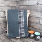 Eco-Friendly Large Rucksack Handmade from Upcycled Materials Unique Sustainable 