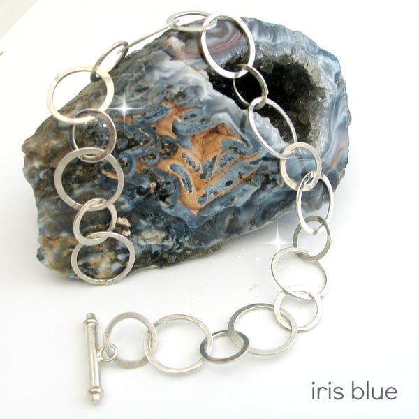 Sterling Silver Circles Bracelet