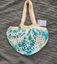 Handmade crochet mesh market bags