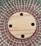 Wooden Coaster - Just a Girl who loves Tea - 10cm Round Design - laser engraved. - Image 2