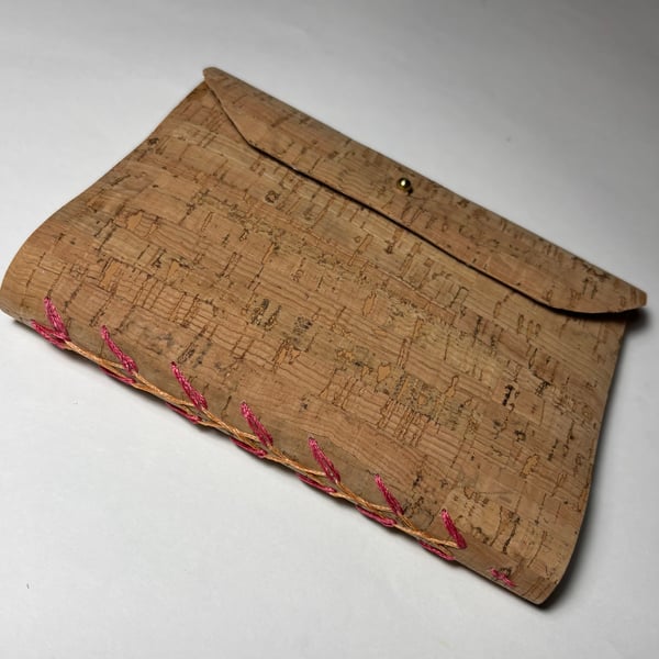 Autumn Leaves: A Handmade Notebook covered in Sustainable Cork