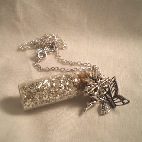 Fairy Dust Bottle Necklace