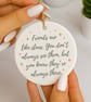 Friends Are Like Stars Hanging Ornament – Friendship Quote Gift for Friend