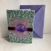 Positively Purple flower card