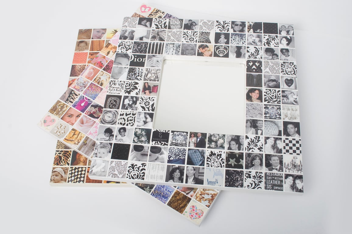 Personalised Photo Art  Mirror
