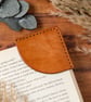 Personalised Leather Corner Bookmark – Handmade Italian Leather Page Marker - Image 4