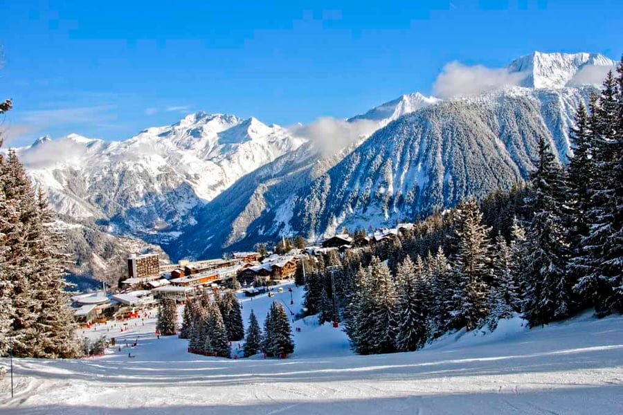 Courchevel 1850 3 Valleys French Alps France Photograph Print