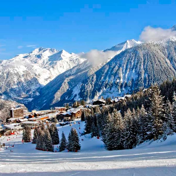 Courchevel 1850 3 Valleys French Alps France Photograph Print