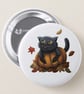 Pumpkin Cat Badge - Image 2