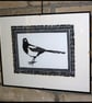 Original lino cut print "In the frame" - Image 2