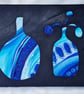 Fowey Pots Original Painting on small canvas
