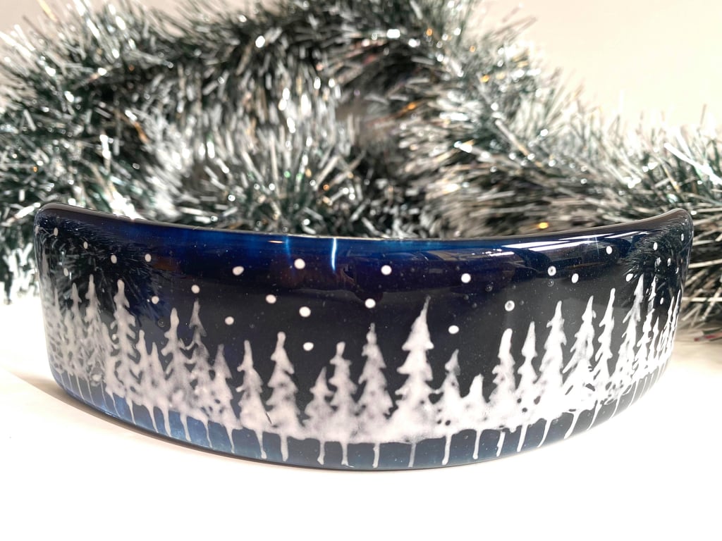 Fused Glass Starry Night Arch (Small)