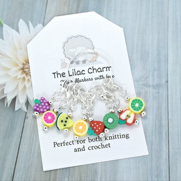 Fruit Salad Stitch Markers