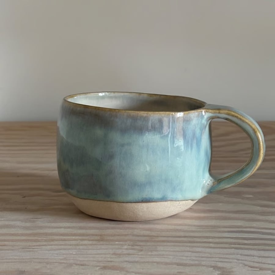 Handmade ceramic mug, 350ml coffee cup