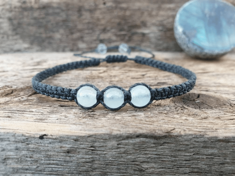 Aquamarine Shambala Bracelet
