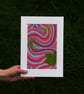 Swirly Ferns Original Art Print - Image 2