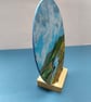 Clouds Over the Glenkens - an original painting on a wooden display stand - Image 4