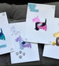 Cute scottie dog birthday cards - Image 1