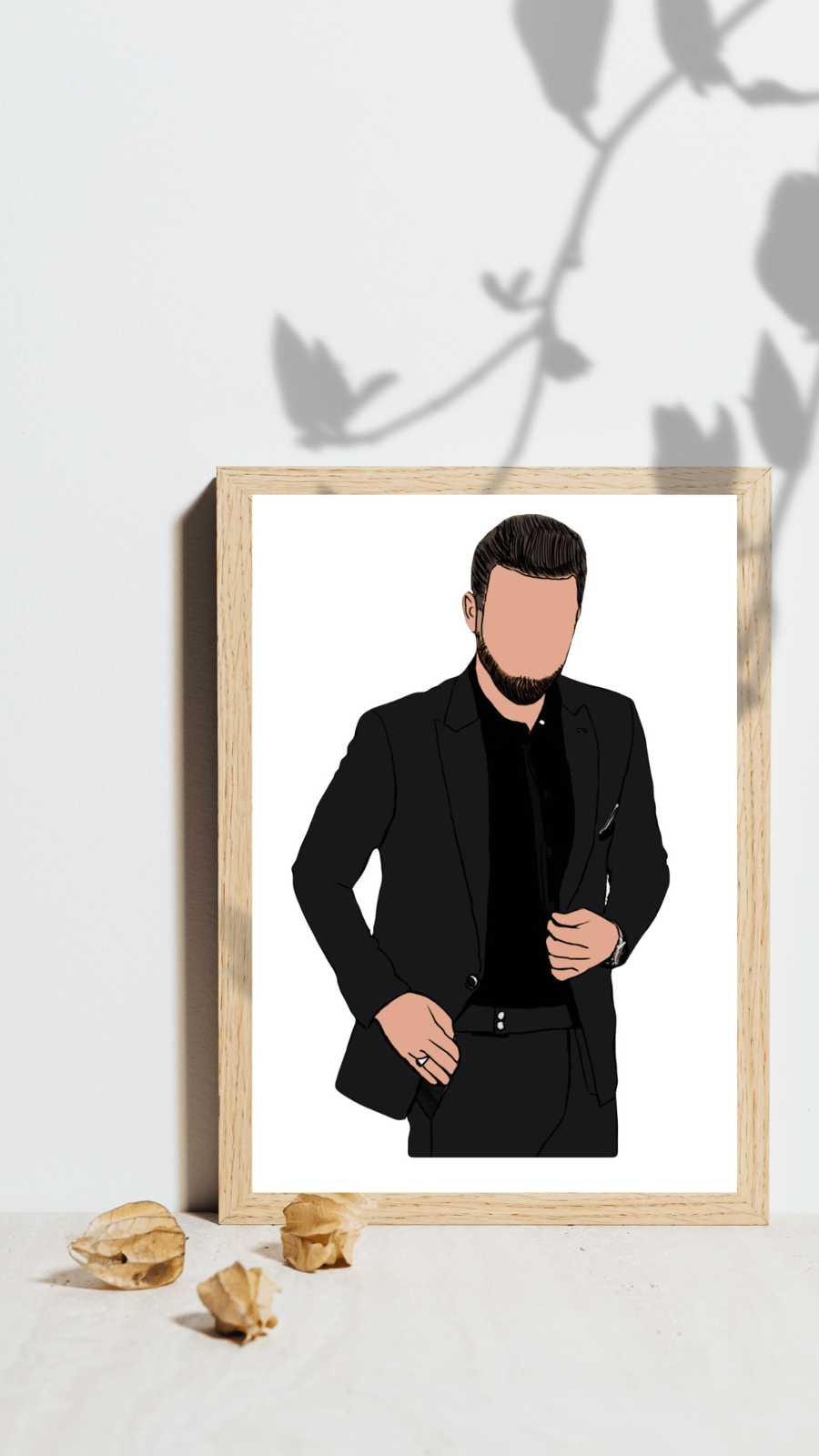 Custom digital art print - Folksy