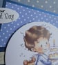 First Birthday Card - Little Boy With Cake - Image 6