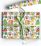 Fruity wrapping paper with punny fruit illustrations - Image 3