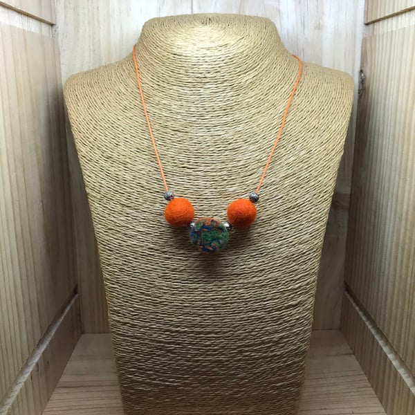 Felt Necklace. (246)